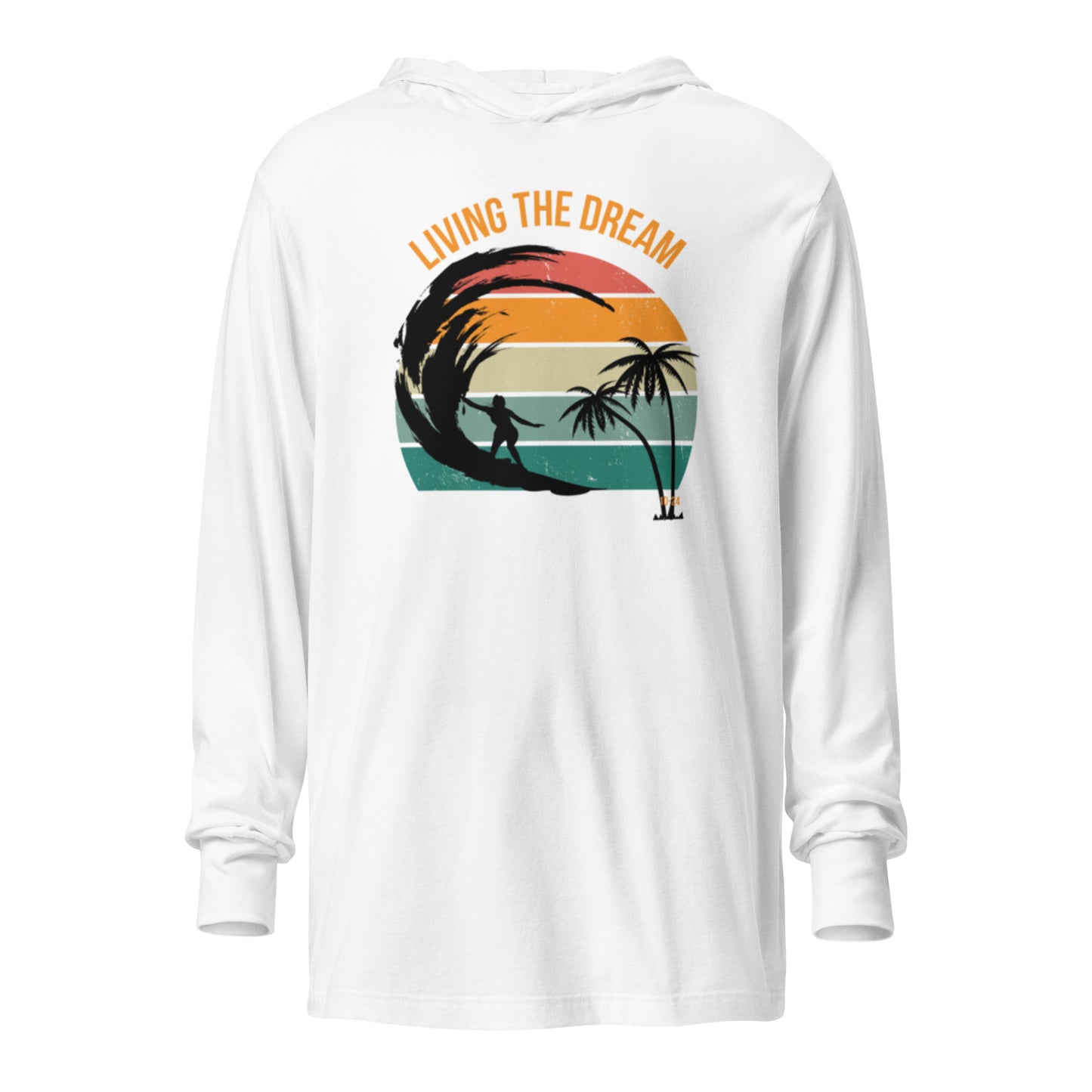 Living The Dream Hooded LS tee